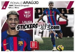 Sticker Ronald Araújo (8) - LaLiga 2023-2024
 n. 138 - Panini