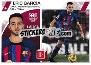 Sticker Eric García (9) - LaLiga 2023-2024
 n. 139 - Panini