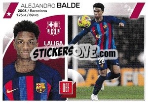 Figurina Alejandro Baldé (11) - LaLiga 2023-2024
 - Panini