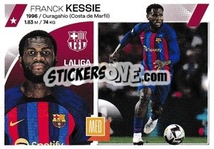 Sticker Franck Kessié (12) - LaLiga 2023-2024
 n. 142 - Panini