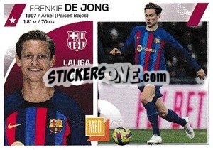 Sticker Frenkie de Jong (14) - LaLiga 2023-2024
 n. 144 - Panini