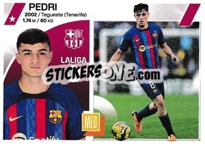 Sticker Pedri (15) - LaLiga 2023-2024
 n. 145 - Panini