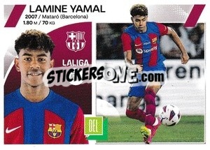 Sticker Lamine Yamal (19BIS) - LaLiga 2023-2024
 n. 153 - Panini