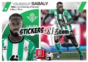 Sticker Youssouf Sabaly (5) - LaLiga 2023-2024
 n. 165 - Panini