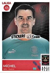 Sticker Entrenador Girona FC - Míchel (2) - LaLiga 2023-2024
 - Panini