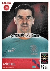 Figurina Entrenador Girona FC - Míchel (2) - LaLiga 2023-2024
 - Panini