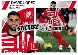Sticker David López (7) - LaLiga 2023-2024
 n. 288 - Panini