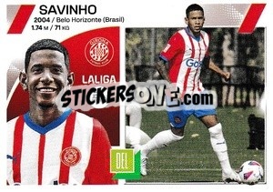 Sticker Sávio Savinho (17) - LaLiga 2023-2024
 n. 299 - Panini