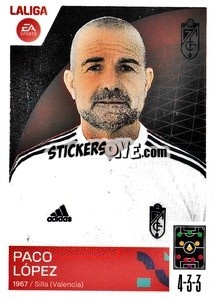 Sticker Entrenador Granada CF - Paco López (2) - LaLiga 2023-2024
 - Panini