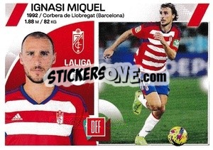 Sticker Ignasi Miquel (8) - LaLiga 2023-2024
 n. 318 - Panini