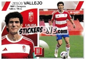 Sticker Jesús Vallejo (9) - LaLiga 2023-2024
 - Panini