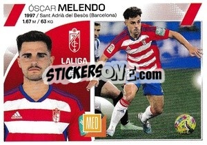 Cromo Óscar Melendo (14) - LaLiga 2023-2024
 - Panini