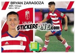 Sticker Bryan Zaragoza (18) - LaLiga 2023-2024
 n. 329 - Panini
