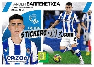 Sticker Ander Barrenetxea (18) - LaLiga 2023-2024
 n. 509 - Panini