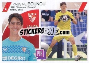 Sticker Yassine Bounou (3) - LaLiga 2023-2024
 n. 523 - Panini