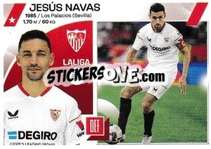 Sticker Jesús Navas (5) - LaLiga 2023-2024
 - Panini