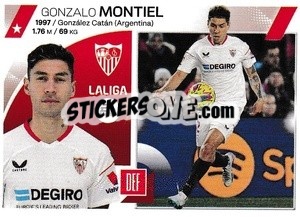 Sticker Gonzalo Montiel (6A) - LaLiga 2023-2024
 - Panini