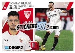 Sticker Karim Rekik (9B) - LaLiga 2023-2024
 n. 531 - Panini