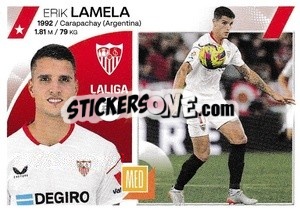 Sticker Erik Lamela (15) - LaLiga 2023-2024
 n. 537 - Panini