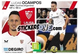 Cromo Lucas Ocampos (16) - LaLiga 2023-2024
 n. 538 - Panini
