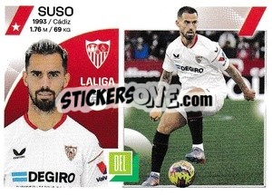 Sticker Suso (19) - LaLiga 2023-2024
 n. 541 - Panini