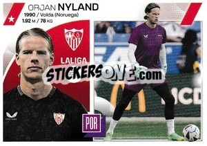 Sticker Ørjan Nyland (3BIS) - LaLiga 2023-2024
 n. 543 - Panini