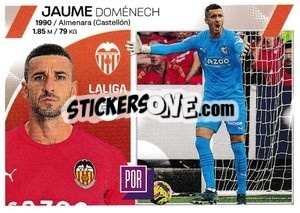 Sticker Jaume Doménech (4) - LaLiga 2023-2024
 n. 554 - Panini