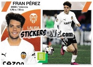Sticker Fran Pérez (19BIS) - LaLiga 2023-2024
 n. 572 - Panini