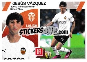 Sticker Jesús Vázquez (12BIS) - LaLiga 2023-2024
 - Panini