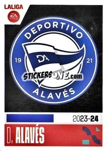 Sticker Escudo Deportivo Alavés (1) - LaLiga 2023-2024
 - Panini