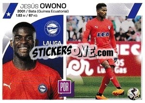 Sticker Jesús Owono (4) - LaLiga 2023-2024
 n. 4 - Panini