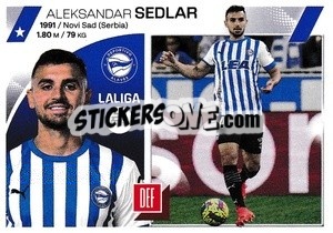 Sticker Aleksandar Sedlar (8) - LaLiga 2023-2024
 n. 8 - Panini