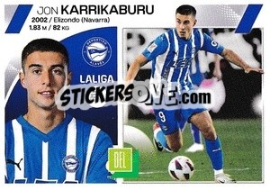 Sticker Jon Karrikaburu (18BIS) - LaLiga 2023-2024
 - Panini