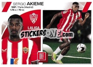 Sticker Sergio Akieme (10) - LaLiga 2023-2024
 n. 51 - Panini