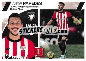 Figurina Aitor Paredes (7) - LaLiga 2023-2024
 - Panini