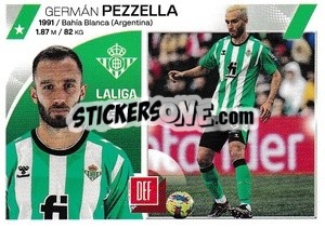 Sticker Germán Pezzella (6) - LaLiga 2023-2024
 - Panini