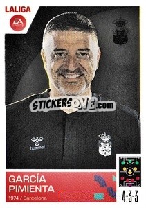Sticker Entrenador UD Las Palmas - García Pimienta (2) - LaLiga 2023-2024
 - Panini