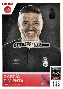 Cromo Entrenador UD Las Palmas - García Pimienta (2) - LaLiga 2023-2024
 - Panini