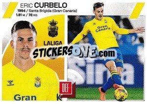 Cromo Eric Curbelo (9) - LaLiga 2023-2024
 n. 349 - Panini