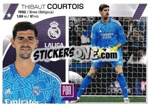 Sticker Thibaut Courtois (3) - LaLiga 2023-2024
 - Panini