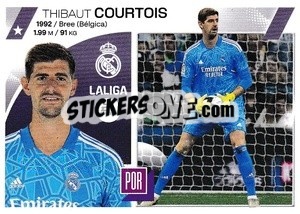 Sticker Thibaut Courtois (3) - LaLiga 2023-2024
 n. 373 - Panini