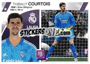 Figurina Thibaut Courtois (3) - LaLiga 2023-2024
 - Panini