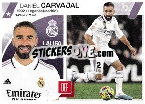 Sticker Dani Carvajal (5) - LaLiga 2023-2024
 n. 375 - Panini
