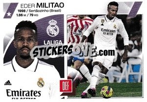 Sticker Éder Militão (8) - LaLiga 2023-2024
 n. 378 - Panini
