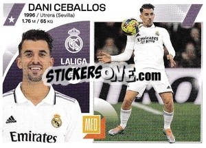 Sticker Dani Ceballos (15) - LaLiga 2023-2024
 n. 386 - Panini