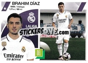 Cromo Brahim Díaz (17) - LaLiga 2023-2024
 - Panini