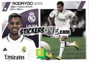 Sticker Rodrygo (18) - LaLiga 2023-2024
 n. 389 - Panini