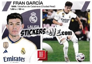 Sticker Fran García (6BIS) - LaLiga 2023-2024
 n. 392 - Panini