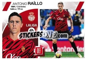 Sticker Antonio Raíllo (7) - LaLiga 2023-2024
 n. 408 - Panini