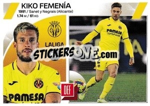 Sticker Kiko Femenía (5B) - LaLiga 2023-2024
 n. 586 - Panini